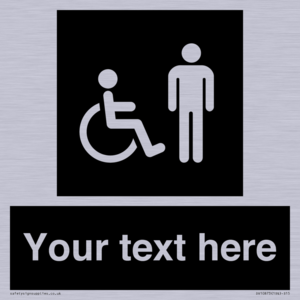 Custom information: black panel disabled and male